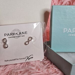 Park Lane Silver Infinity Studs
